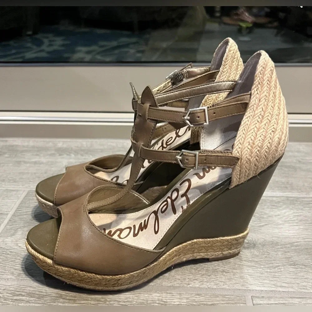 Sam Edelman Saddle Katarina wedge Heels brown